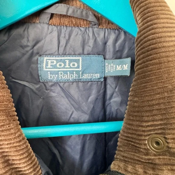 Vintage Polo Ralph Lauren The Beaton Quilted Vest Size Medium Navy Blue - Picture 5 of 16